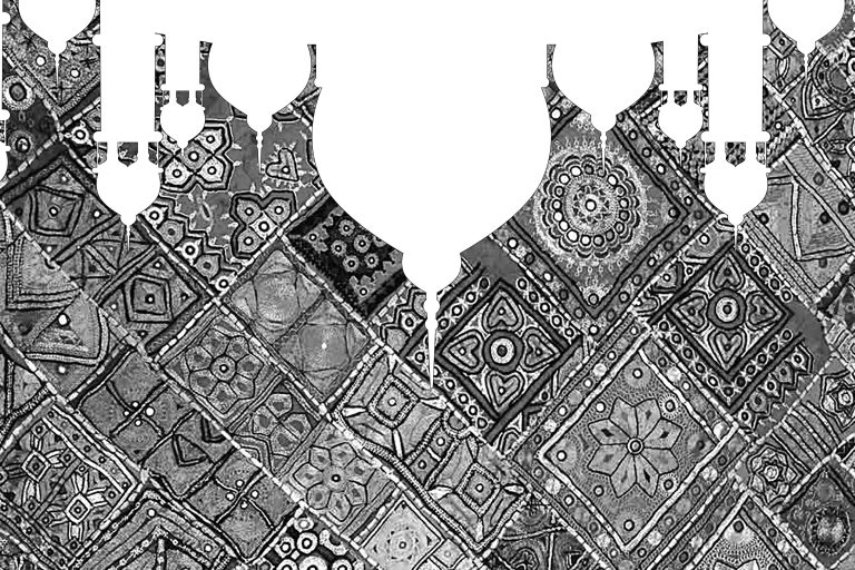 Mahbub, 5x7.25", Digital collage on archival sheet, 2016